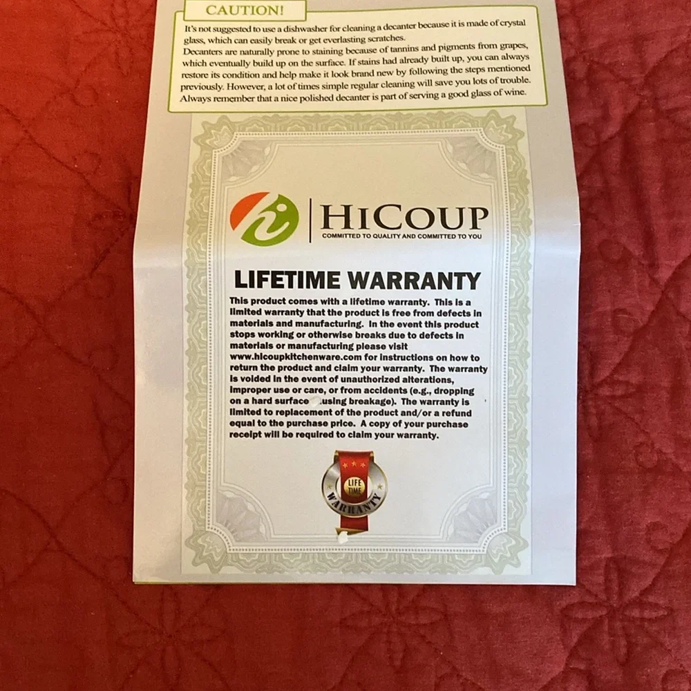 HiCoup Wine Decanter